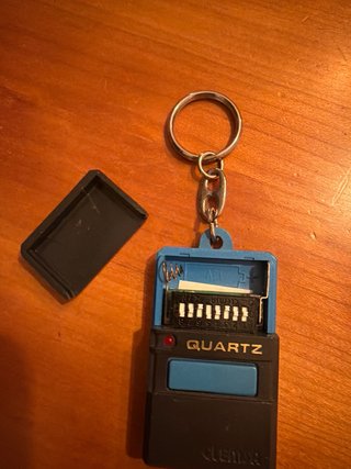 Mando garaje Quartz azul