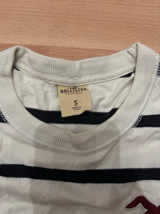Camiseta Hollister Rayas Talla S
