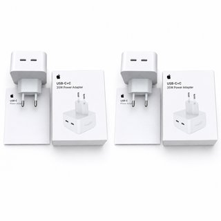 Pack 2 Cargadores USB-C 35W Doble Puerto (Nuevo)