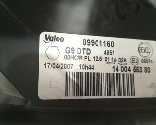 Citroen 89901160 faro derecho jumpy 1.6 hdi 233652
