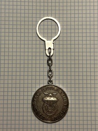 Llavero Medalla Plata