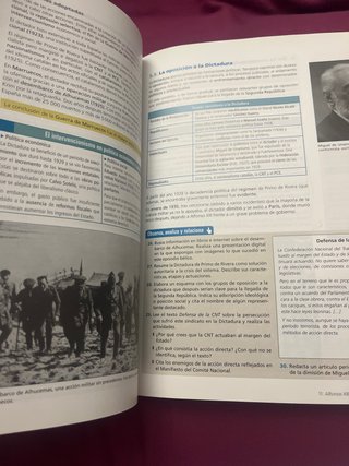 Historia de España, Bachillerato 2