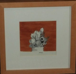 Cuadros decorativos flores Lorenzo Pérez plumilla