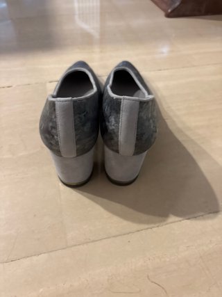 Zapatos de tacón de piel VOSSO grises