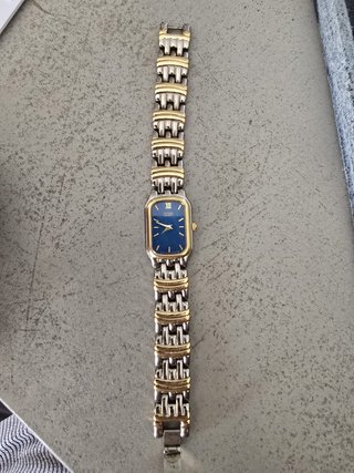 Reloj Citizen Mujer Azul y Dorado
