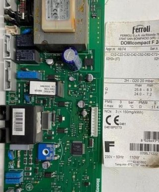 REPUESTOS DE CALDERA FERROLI DOMICOMPACT F 24