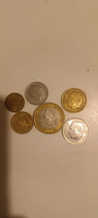 6 Monedas Marruecos Diferentes