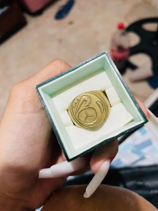 Anillo oro 18k pesa 13,66