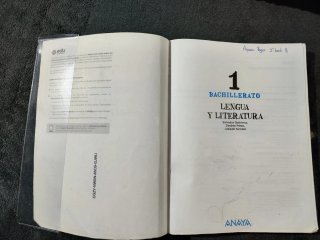 Lengua y Literatura, 1 Bachhillerato