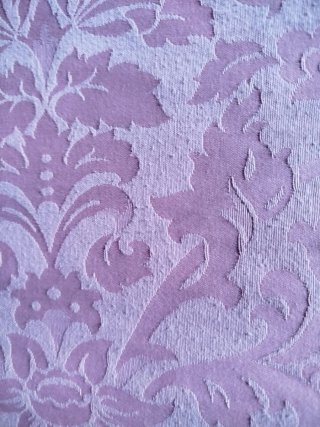 Copriletto sartoriale damascato cotone e seta