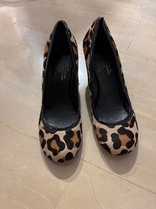 Zapatos Pedro Garcia Piel Tacón Leopardo Talla 46