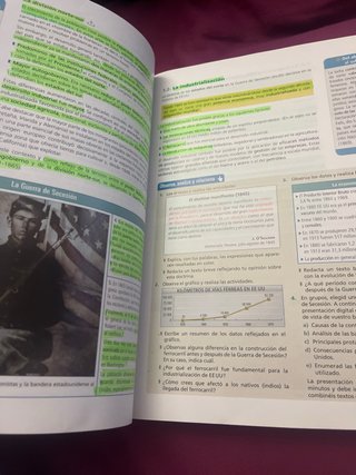 Historia del mundo contemporáneo, 1 Bachillerato