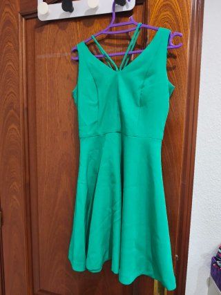 Vestido verde para eventos