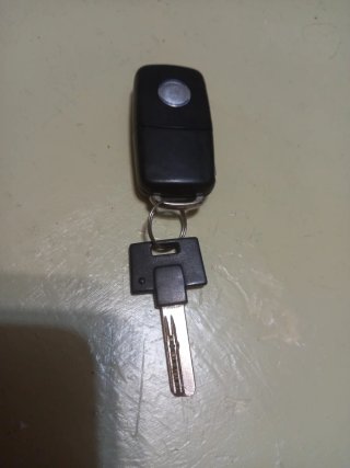Llave Mando Volkswagen Negra