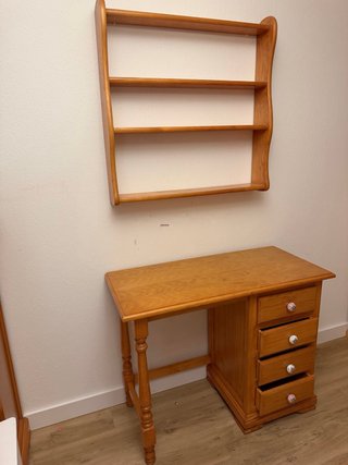 Armario,2cabeceros,mesilla,escritorio, madera