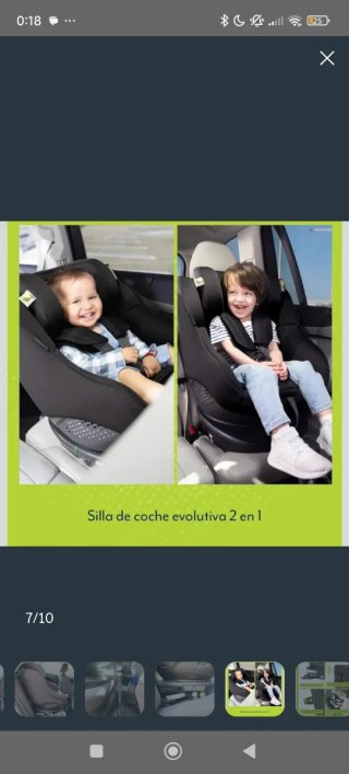 Silla de coche giratoria para niño de 0-4 isofix