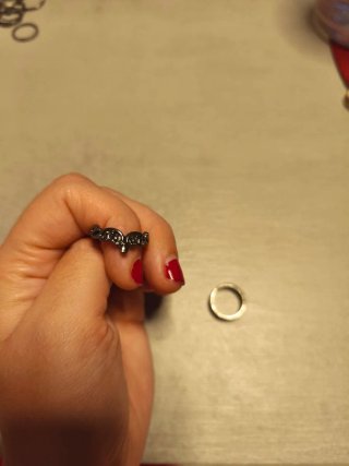 Conjunto de 2 Anillos Plateados