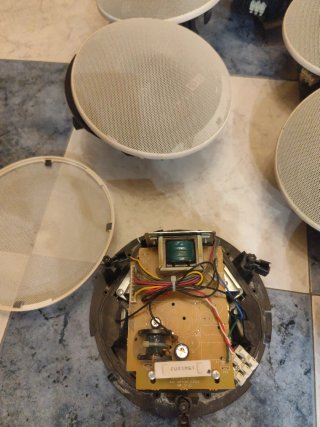 Lote de Altavoces de Techo Optimus (Blancos y Negr