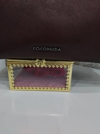 Borsa Coconuda bordeaux che va nel Marrone