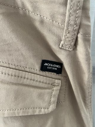 Pantalón cargo beige Jack and Jones hombre