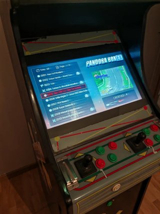 Máquina Arcade Pandora Box Kit 2000