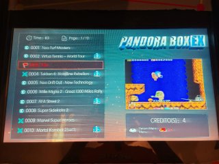 Máquina Arcade Pandora Box Kit 2000