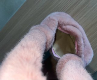 Bolso de pelo rosa