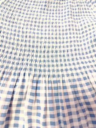 Blusa cuadros azul talla M