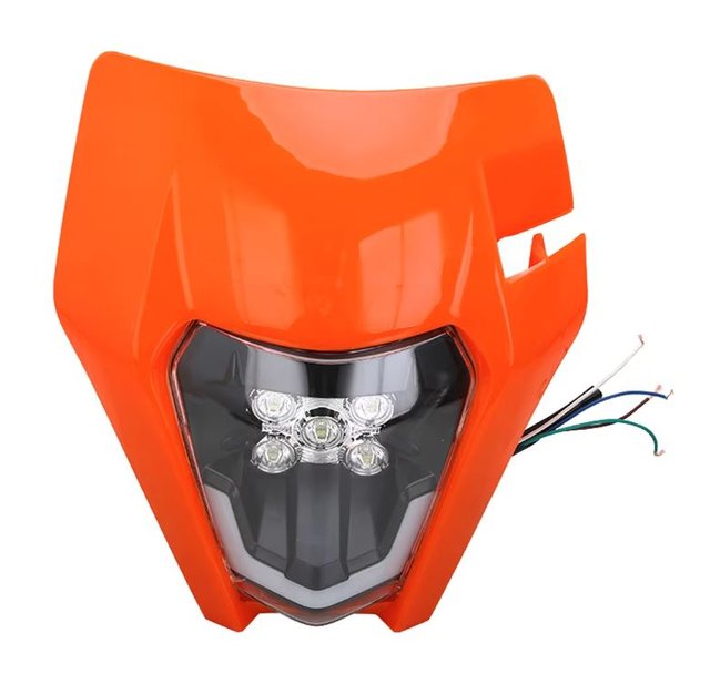 Careta Faro KTM LED Naranja