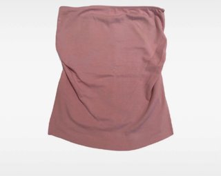 Top palabra de honor Bershka rosa