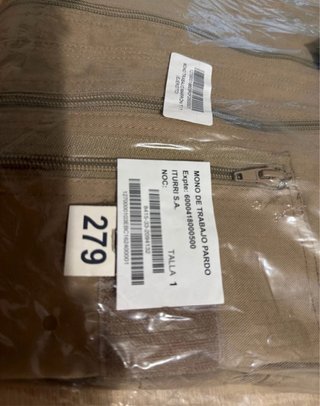 Mono de trabajo Ejército ITURRI Talla M