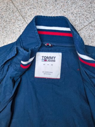 Chaqueta Tommy Jeans harrington azul XL