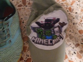 Zapatillas y Gorra Minecraft