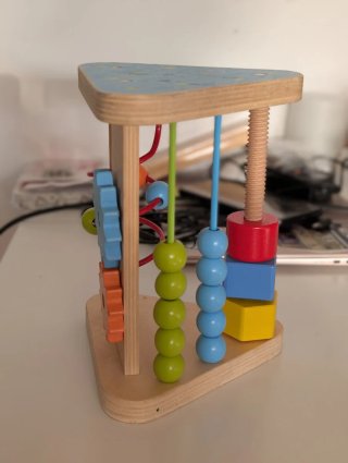 Juguete educativo madera
