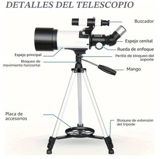 Telescopio 70mm Apertura 400mm