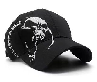 Gorra Masters of Hardcore Bordada Negra NUEVA
