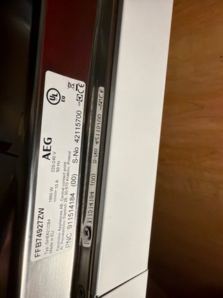 Lavavajillas AEG 60cm - 14 servicios