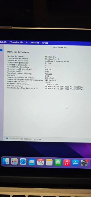 MacBook Pro macOS Monterey
