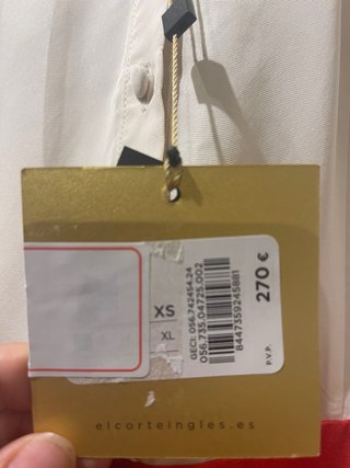 Vestido fiesta sin estrenar con etiqueta