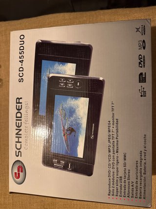 Reproductor DVD Schneider SCD-455DUO Coche