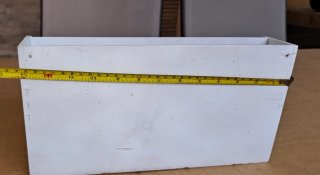 Organizador de escritorio de madera blanco