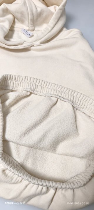 Felpa con cappuccio Zara 10 anni (140 cm) beige