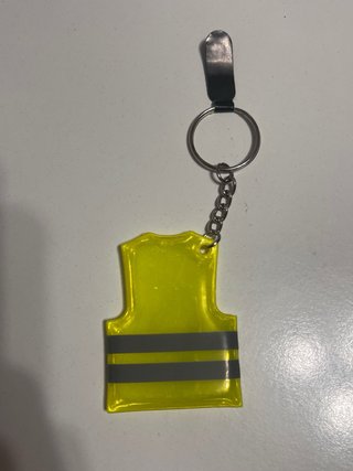 Llavero Chaleco Reflectante Amarillo
