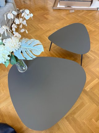 Set di 2 tavolini grigi Maison du Monde