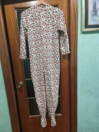 Pijama mono estampado leopardo talla S