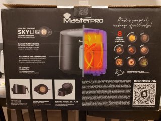 Freidora de Aire Masterpro 5L Cyclone 500