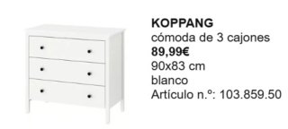COMODA KOPPANG  (IKEA) COMO NUEVA