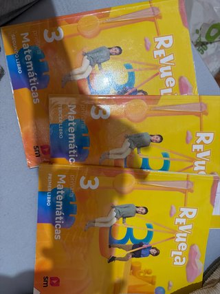 3 Libros matemáticas 3  Primaria