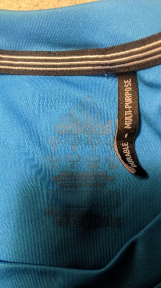 Camiseta deportiva Adidas Azul Talla L