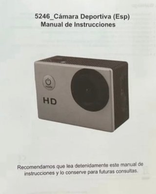 Cámara Deportiva HD 12 Mpx 720p